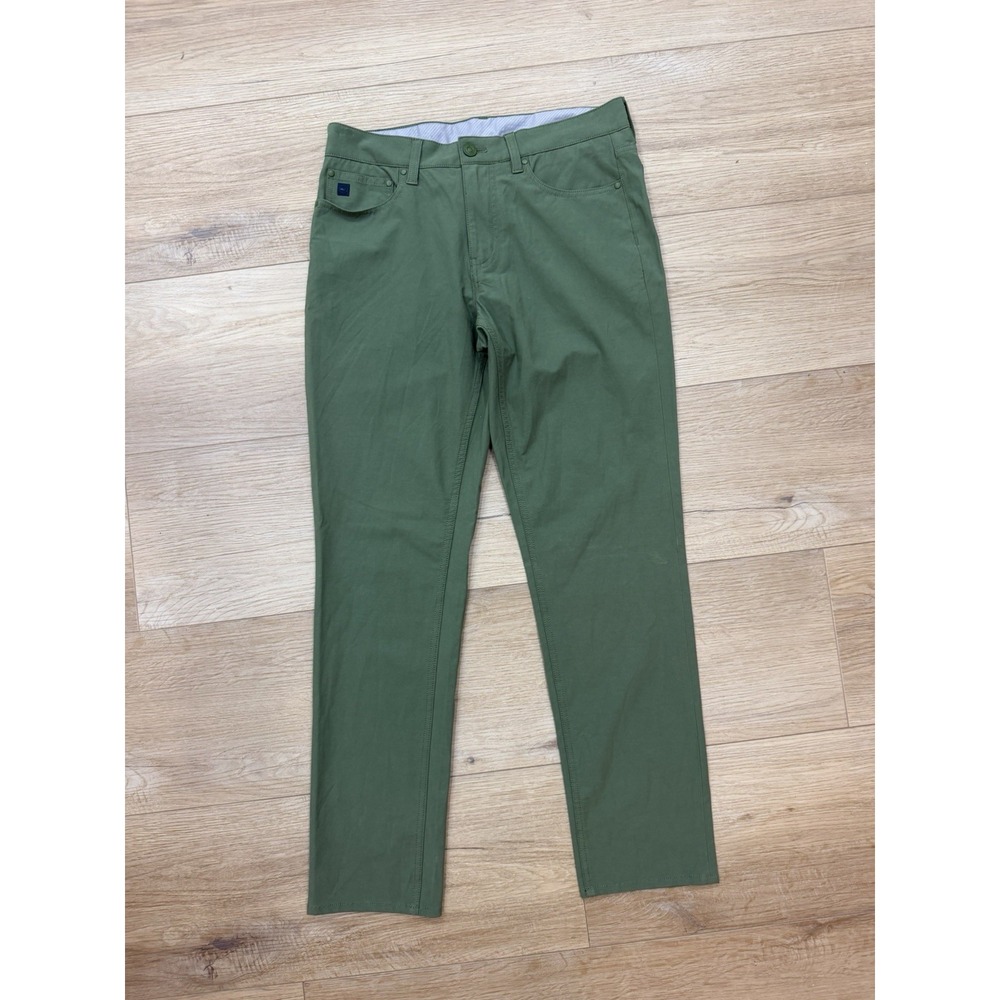 Vineyard Vines OTG 5 Pocket Pants Mens 31x30 Green Stretch 1P001171 EUC